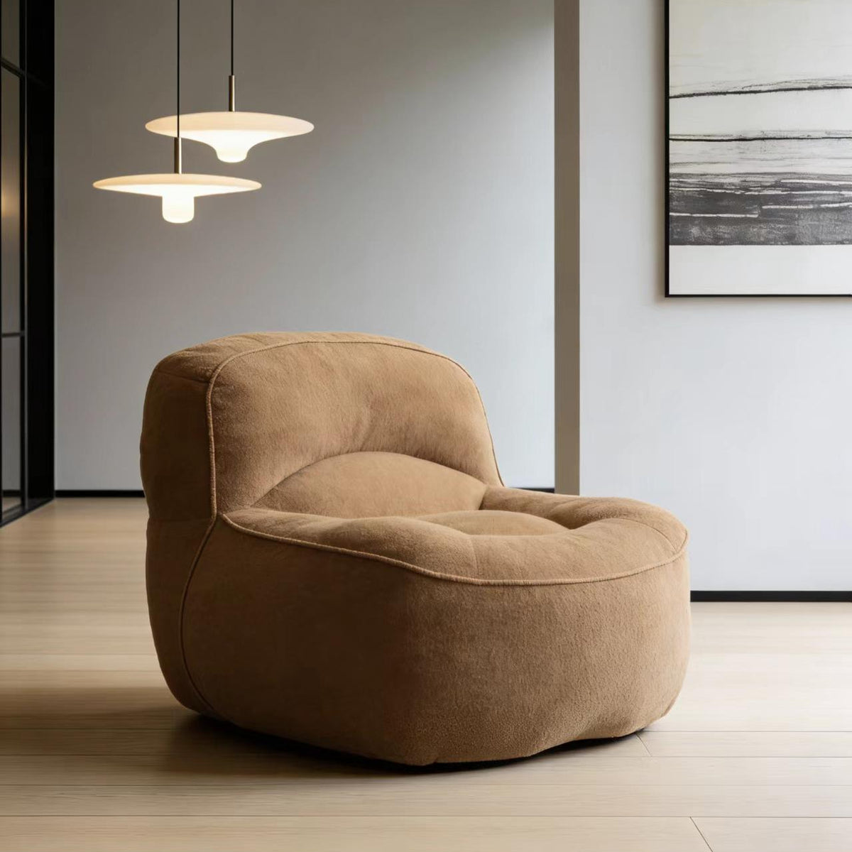 Fauteuil Ocre dans un intérieur