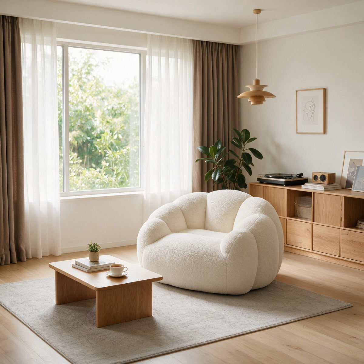 Fauteuil Pétale dans un intérieur