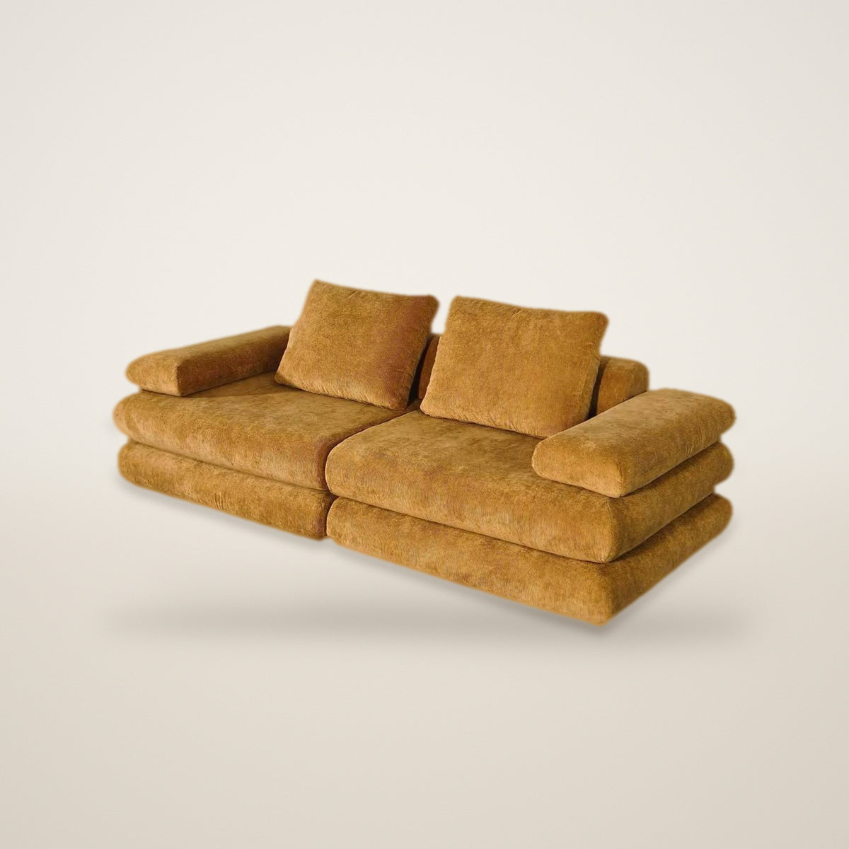 Canapé Strates — photographie studio (2 places)
