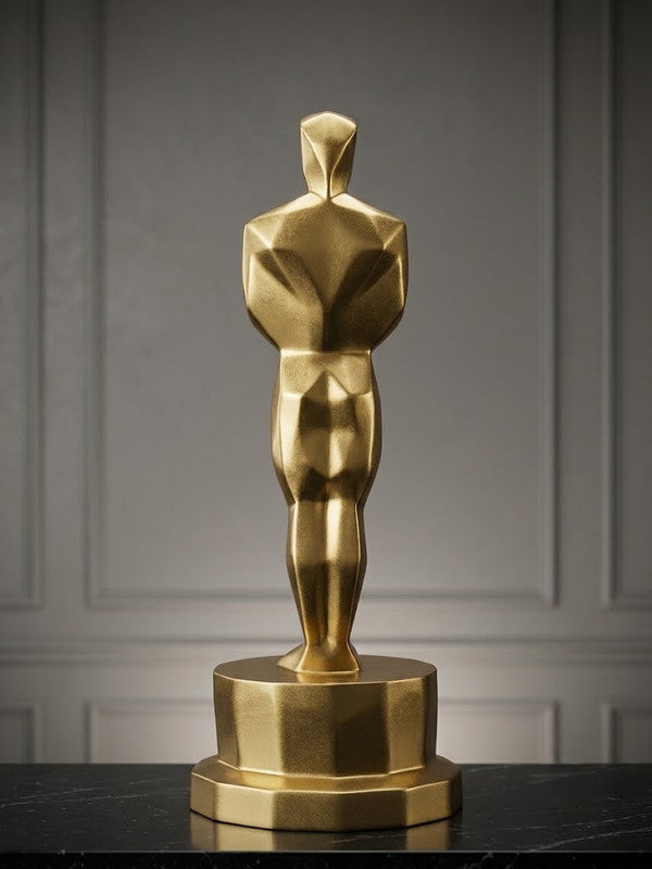 Statuette Trophée Prestige en finition dorée